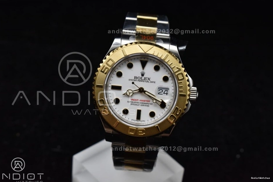 GMF Reliable on Best White Plated SS 1202 Dial YG 116623 YG Edition Yacht-Master Bracelet SA 0921